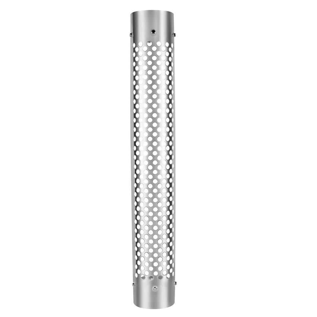 5'' 180° Stainless Exhaust Muffler Shield - Round. 48” Long