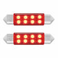 8-SMD High Power LED 211-2 Light Bulb - Red (2 Pack)