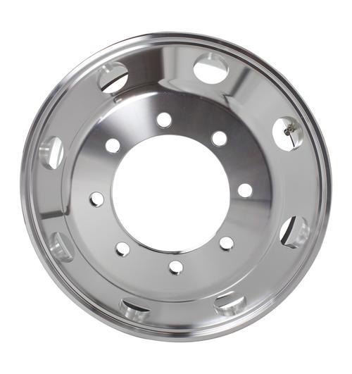 Aluminum Wheel 22.5” X 8.25” 8 Holes, Both Side PolishAluminum Wheel In / Out Side
