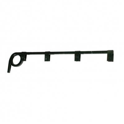 Black Straight Mud Flap Hanger - 1 Coil