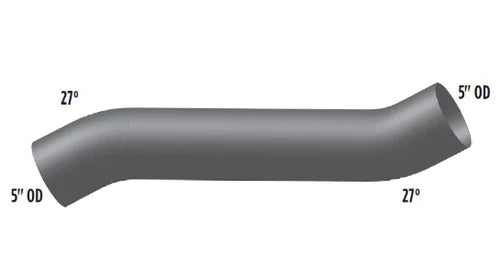 Intermediate Pipe 5'', T800,  (K180-14122)