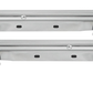 45º Angled Chrome Mud Flap Hanger (Pair) - Mudflap Accessories