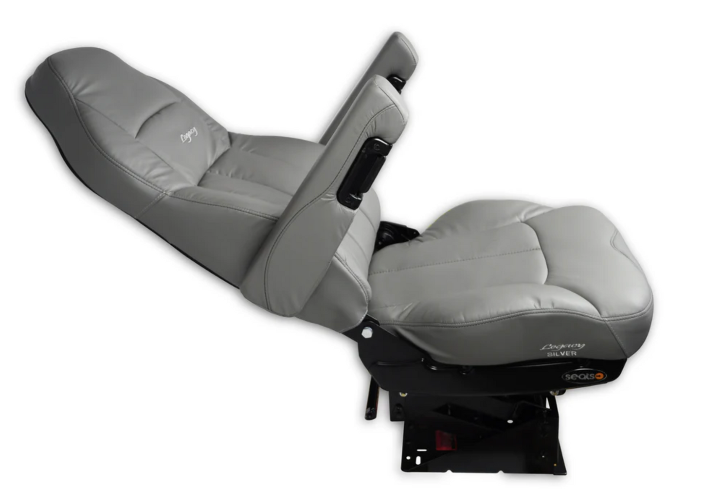 Seat Legacy Silver DuraLeather™ with under adjust Arms