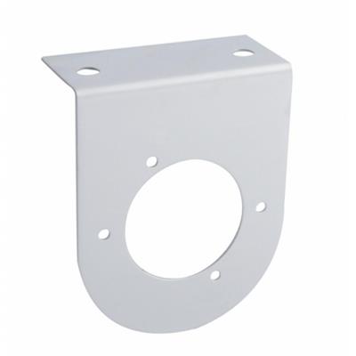 Stainless Light Bracket With Single 3" Light Cutout